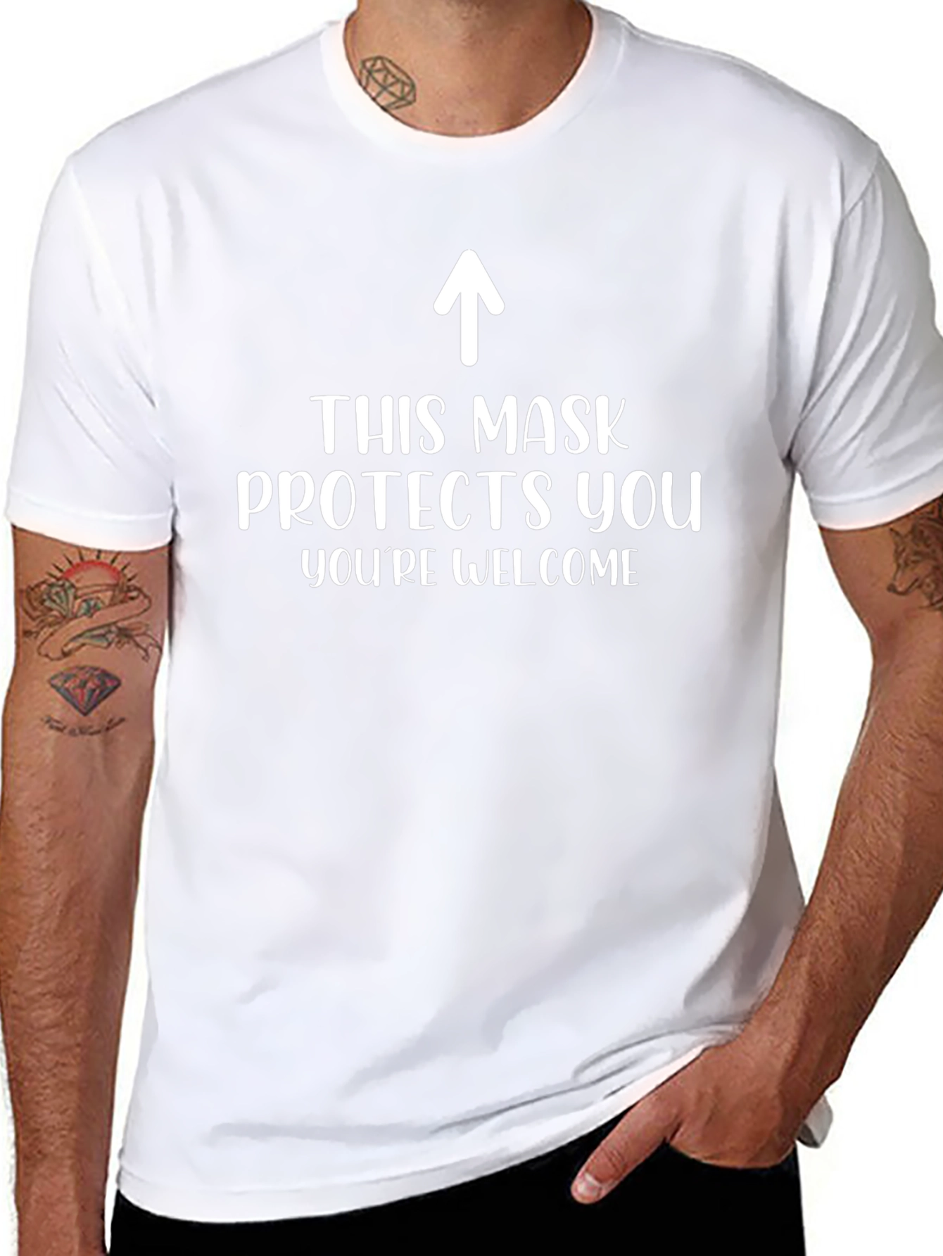 Funny Mask Protects You T-Shirt