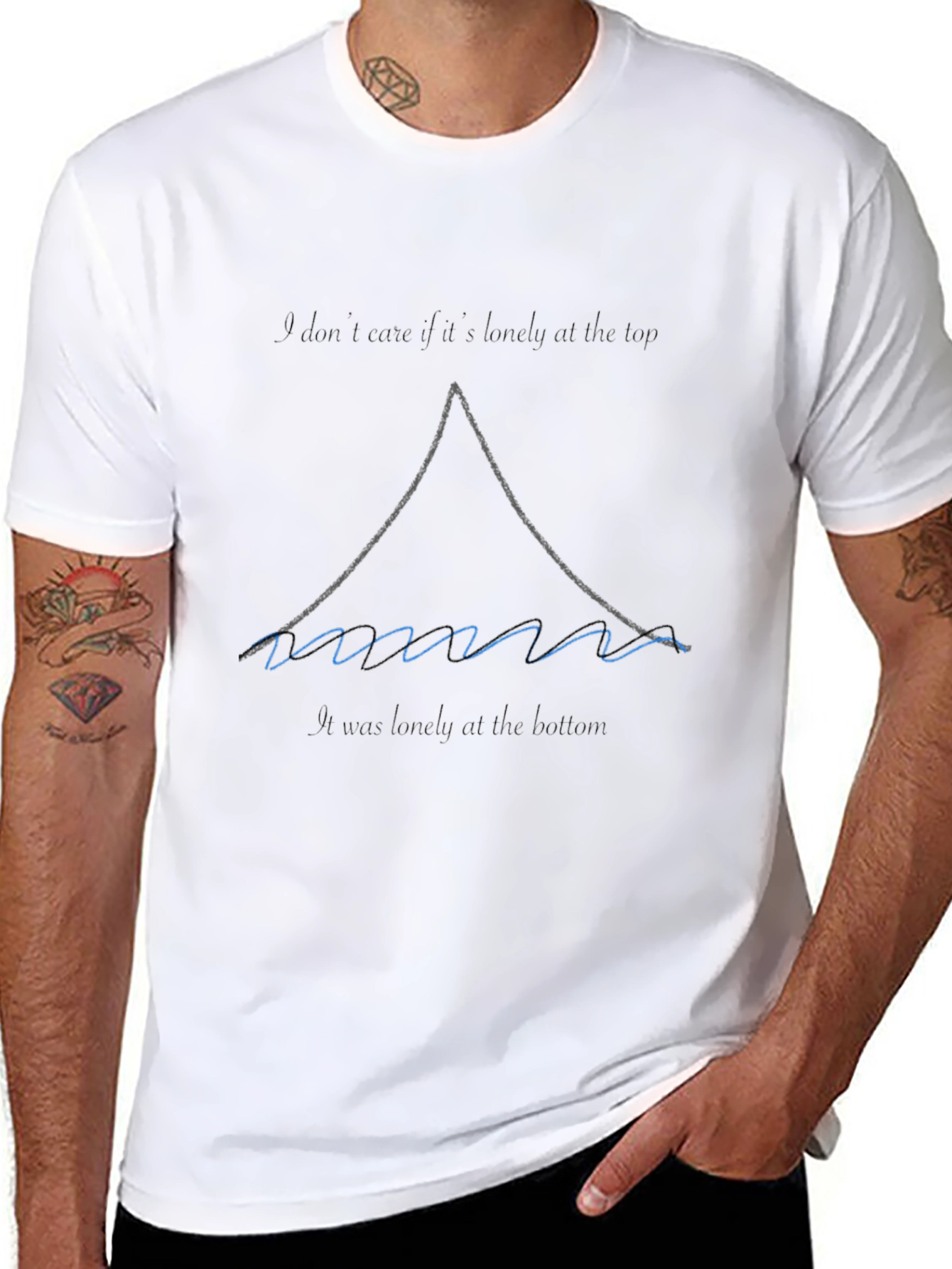 Mountain & Waves Graphic Tee