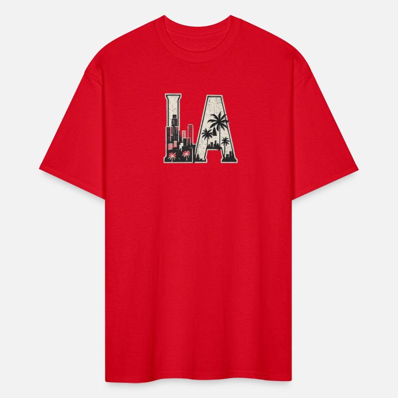 LA Cityscape Grunge T
