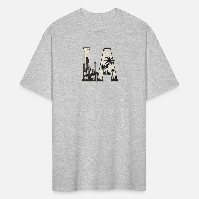 LA Cityscape Grunge T