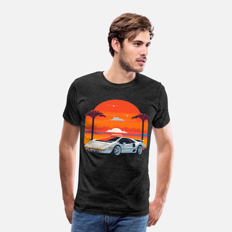 Lamborghini Countach Retro Tee 2