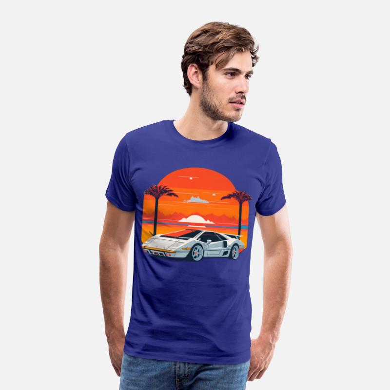 Lamborghini Countach Retro Tee 2
