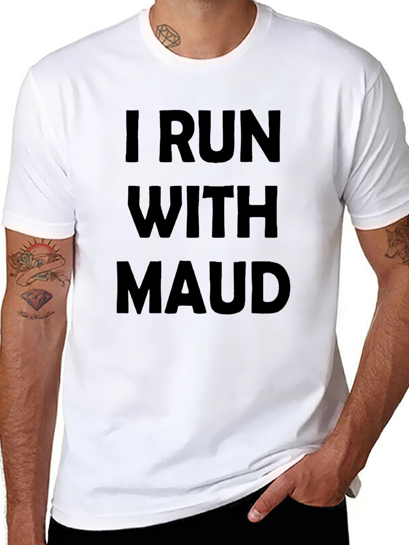 I Run With Maud Graphic T-Shirt