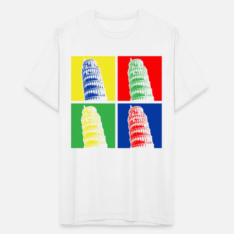 Leaning Tower Of Pisa Vibrant Pop Culture