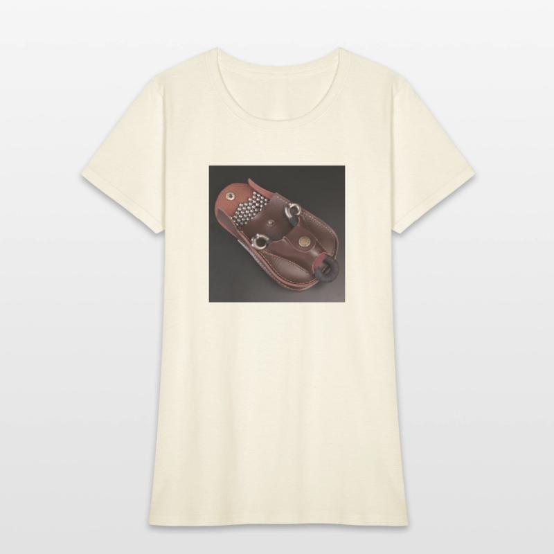 Leather Slingshot Pouch Style Print