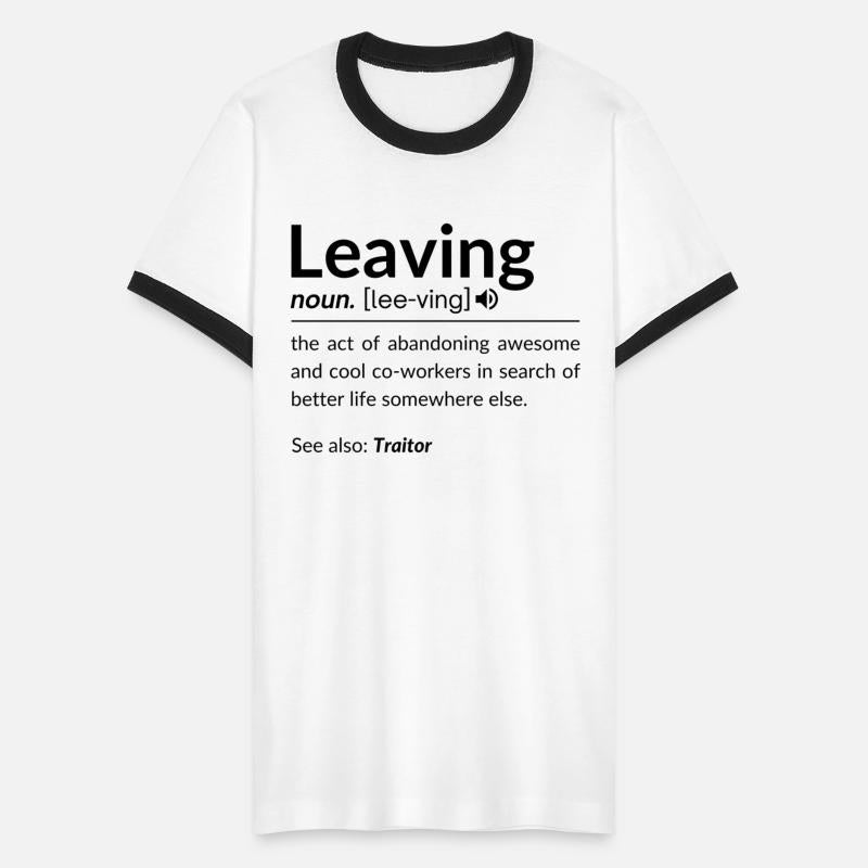 leaving definition for coworker farewell