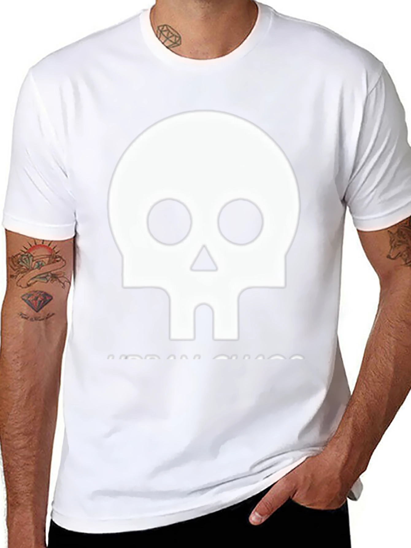 Skull Graphic Black T-Shirt - Urban Chaos