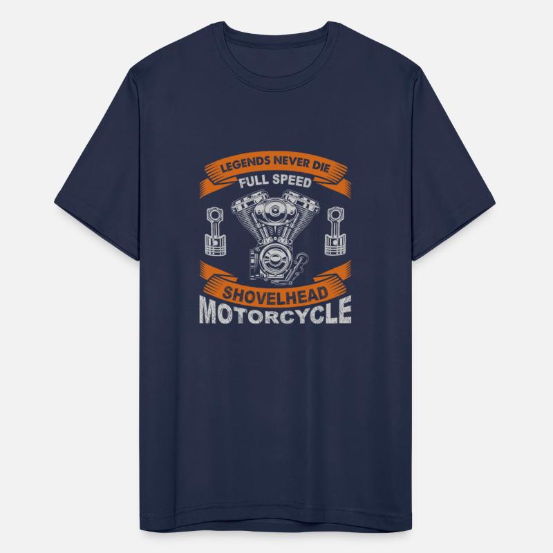 LEGENDS NEVER DIE FULL SPEED SHOVELHEAD MOTORCYCLE