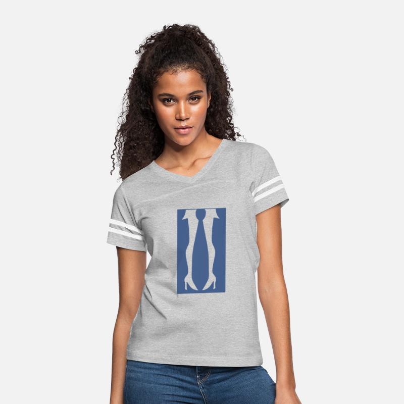 Legs with high heels or a tie in this fun optical
