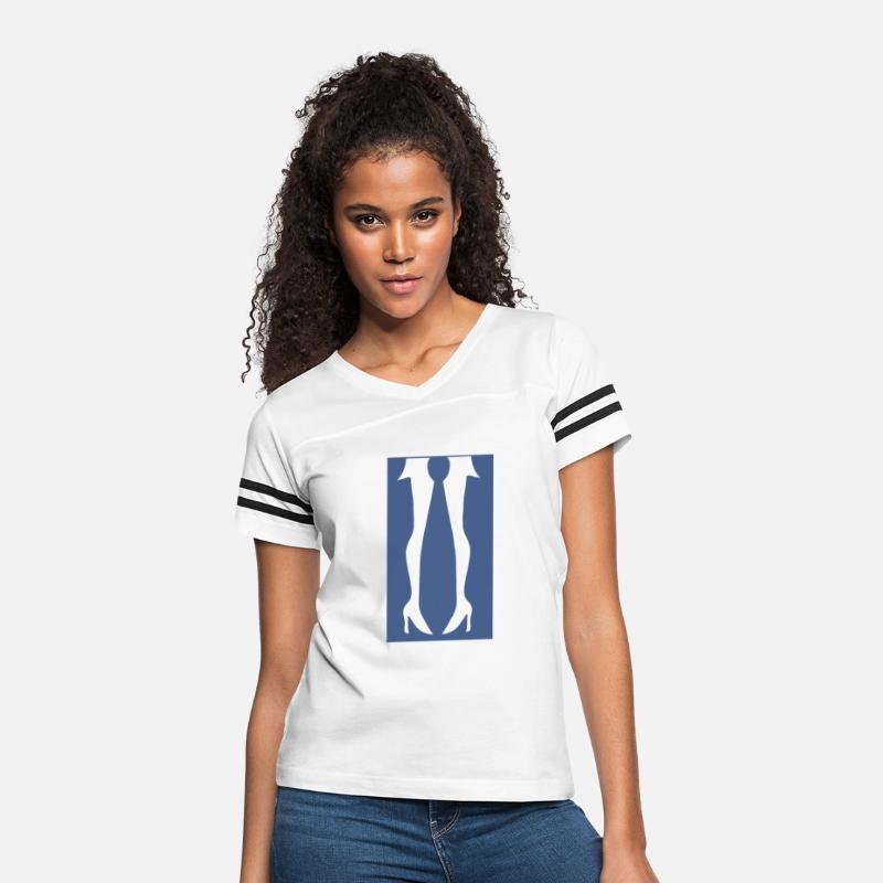 Legs with high heels or a tie in this fun optical