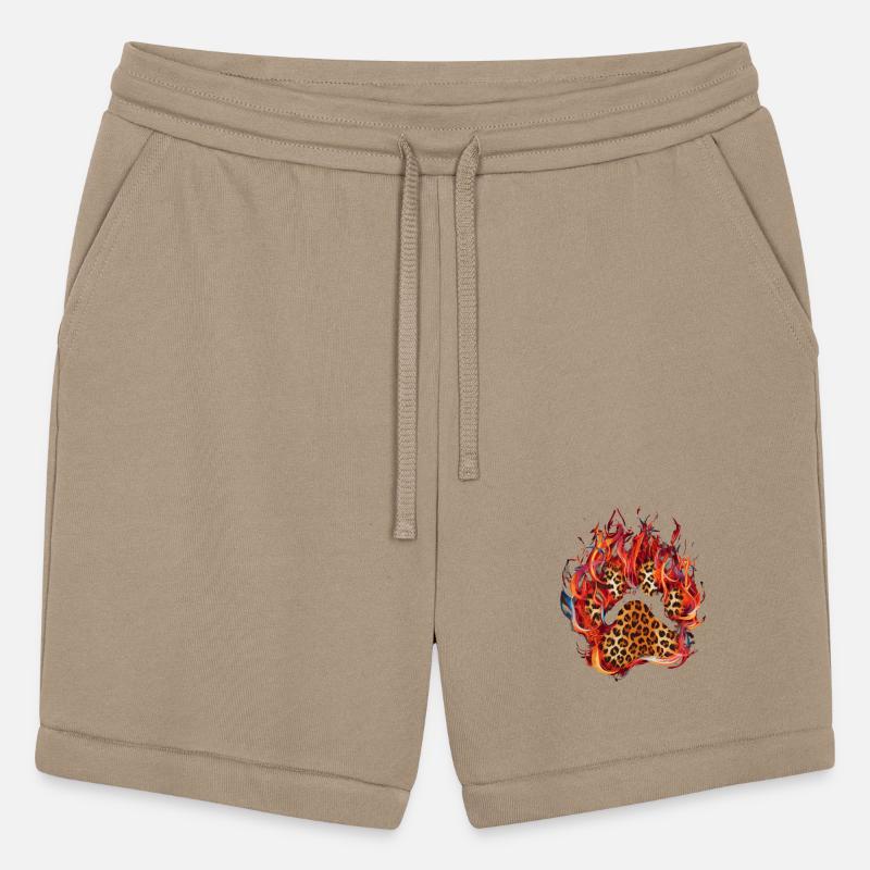 Leopard Flame Paw Paw Print