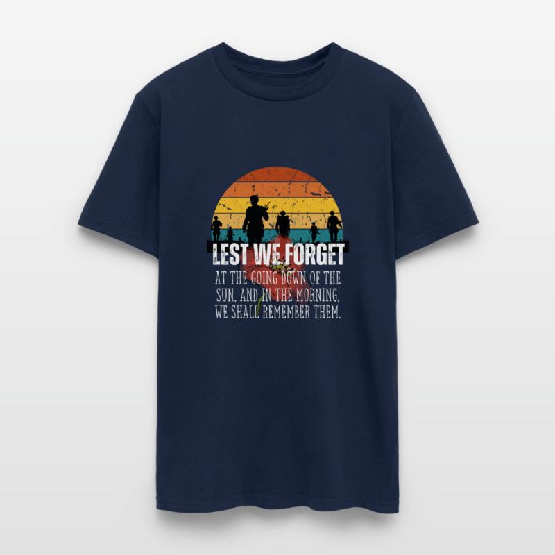 lest we forget American Veterans Day Tribute Tee