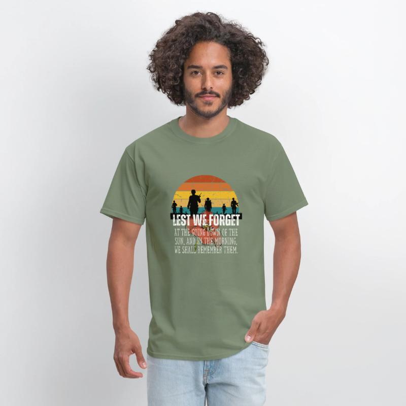 lest we forget American Veterans Day Tribute Tee