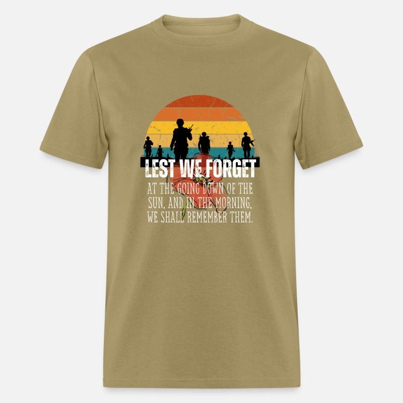 lest we forget American Veterans Day Tribute Tee