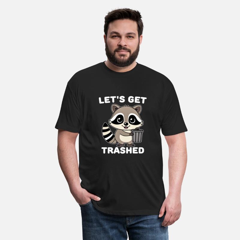 Let's Get Trashed Funny Raccoon Trash Panda Cute
