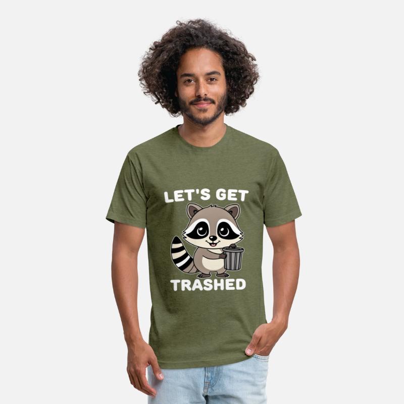 Let's Get Trashed Funny Raccoon Trash Panda Cute