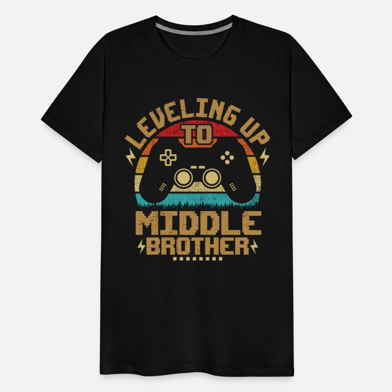 Leveling Up To Middle Brother Funny Gamer Gaming