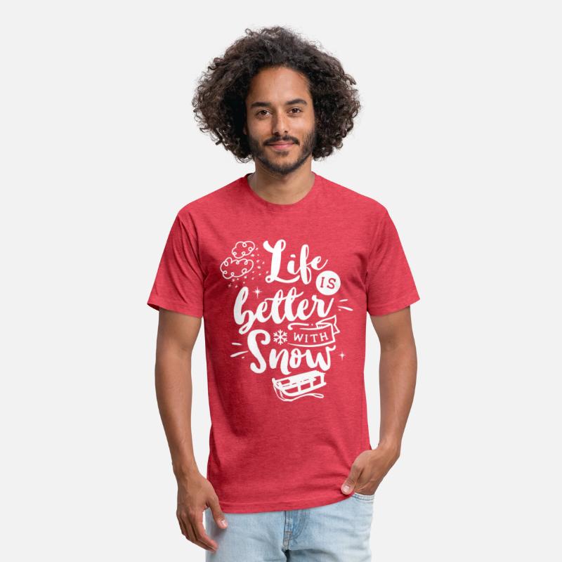 Life Is Better With Snow Funny Wintertime Sledding