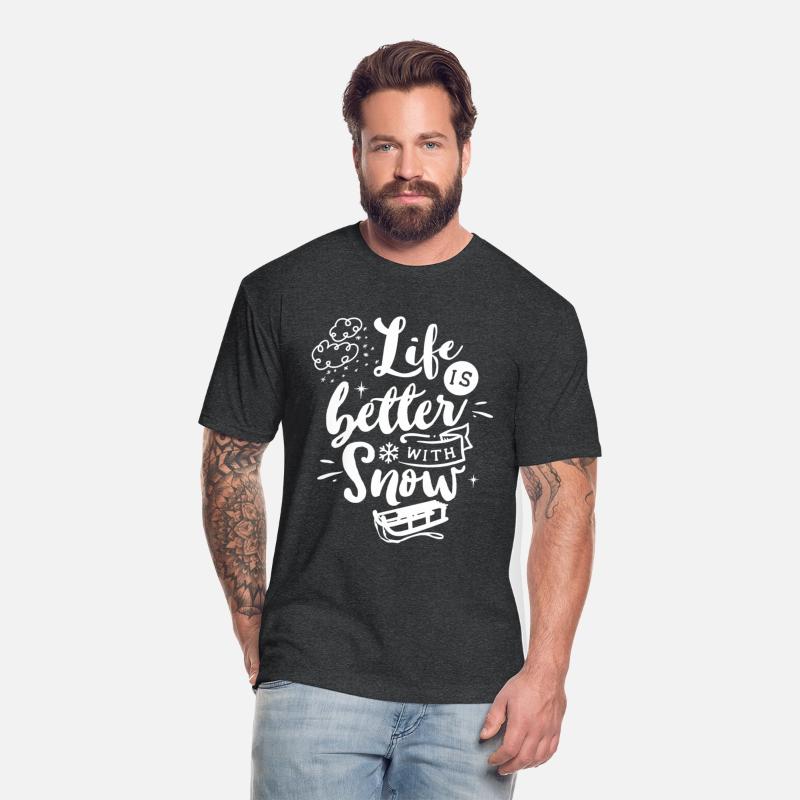Life Is Better With Snow Funny Wintertime Sledding