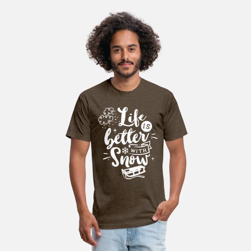 Life Is Better With Snow Funny Wintertime Sledding