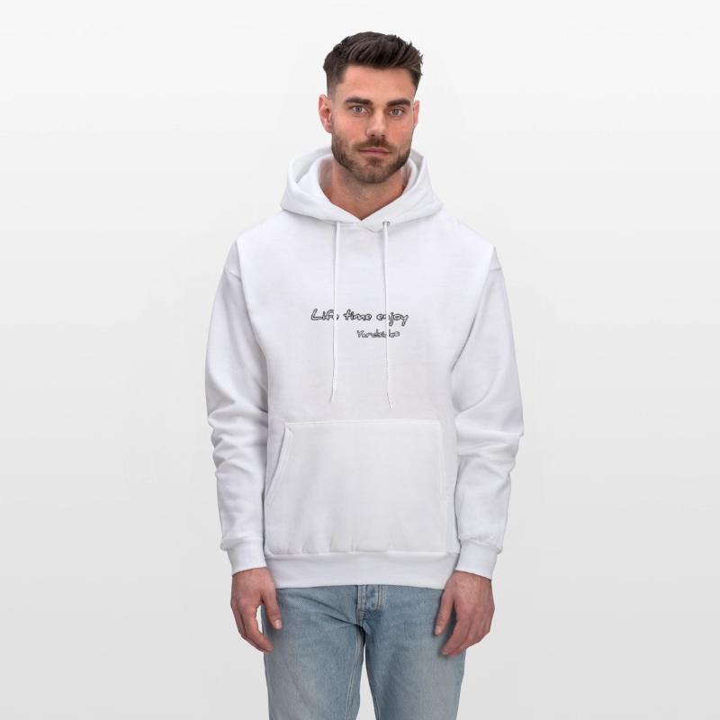 Life time enjoy Yardside font logo white color