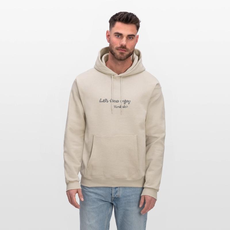 Life time enjoy Yardside font logo white color