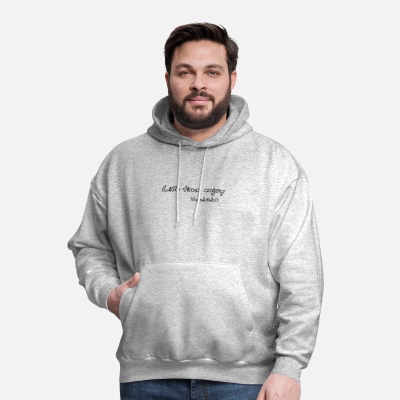 Life time enjoy Yardside font logo white color
