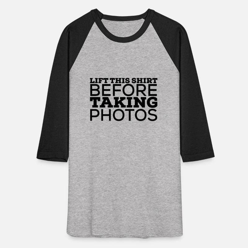 Lift this Shirt before taking Photos