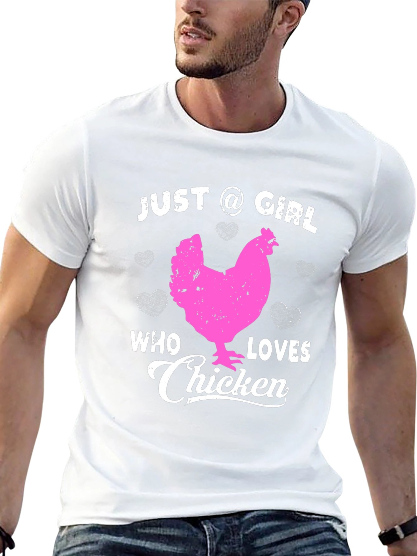 Just a Girl Who Loves Chicken T-Shirt