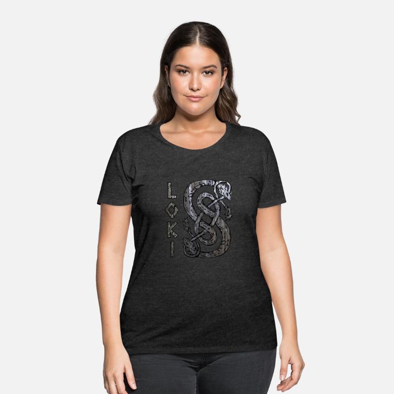Loki's Symbol The Serpent Tee Thor Mjolnir Valknut