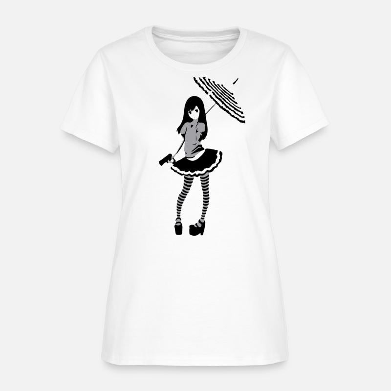 lolita anime Girl kawaii Manga Gun japanese umbrel