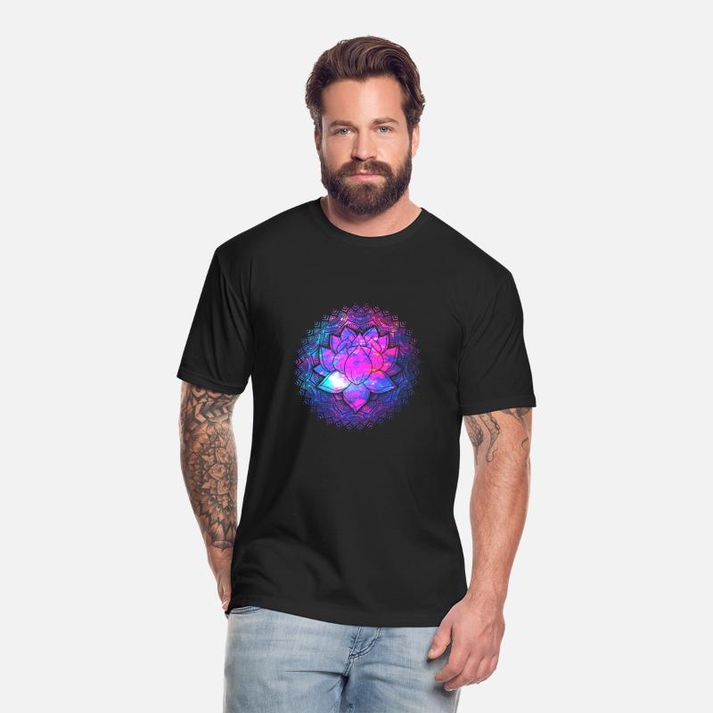 Lotus Mandala Circle Spiritual Yoga T Shirt