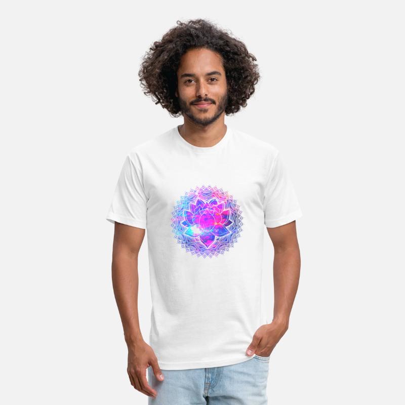 Lotus Mandala Circle Spiritual Yoga T Shirt