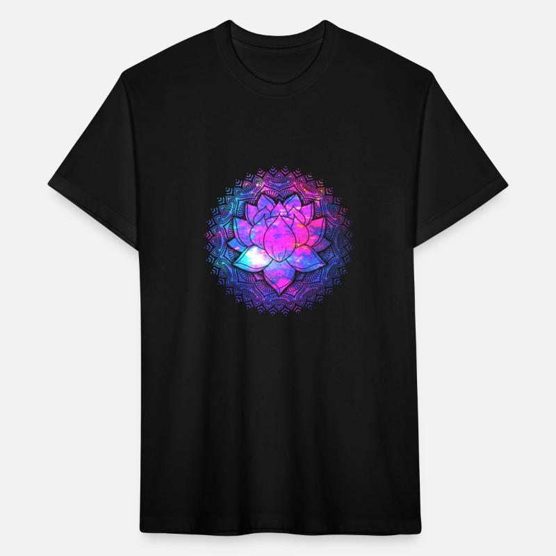 Lotus Mandala Circle Spiritual Yoga T Shirt