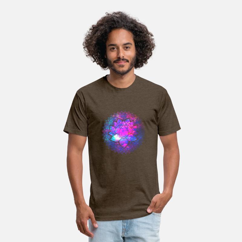 Lotus Mandala Circle Spiritual Yoga T Shirt