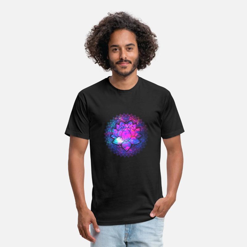 Lotus Mandala Circle Spiritual Yoga T Shirt