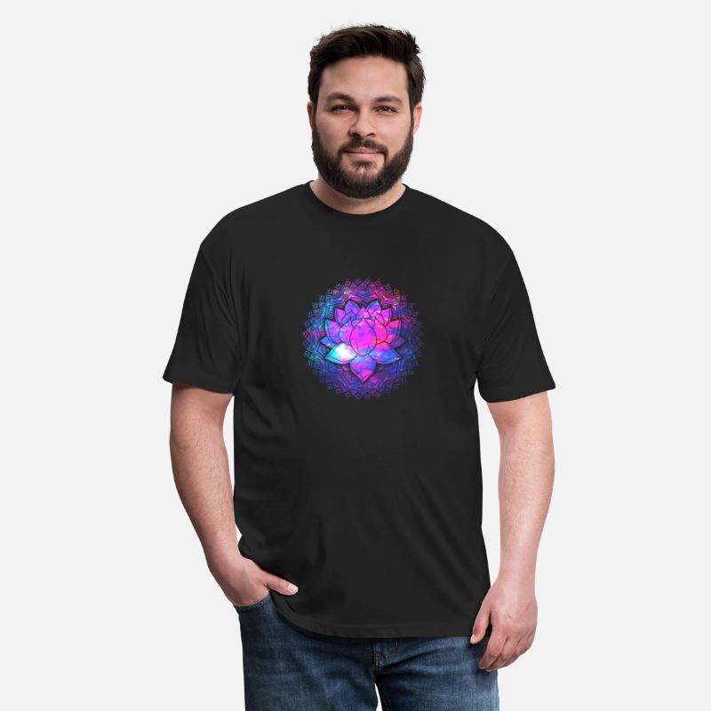 Lotus Mandala Circle Spiritual Yoga T Shirt