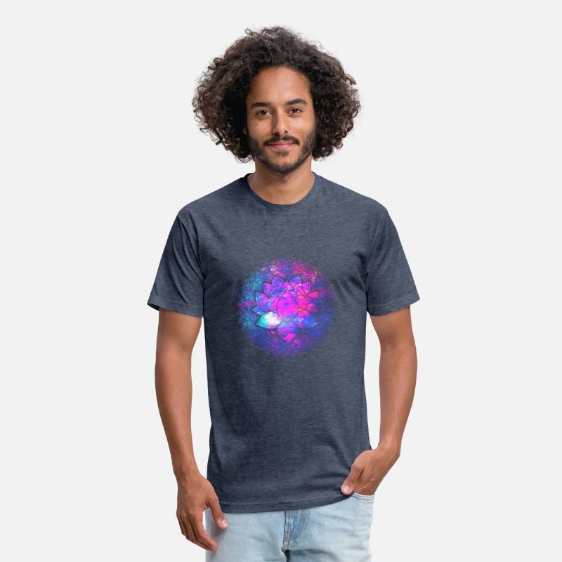 Lotus Mandala Circle Spiritual Yoga T Shirt