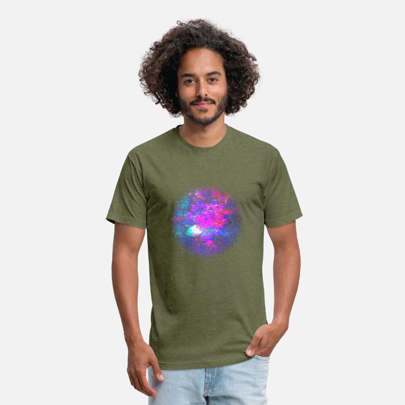 Lotus Mandala Circle Spiritual Yoga T Shirt