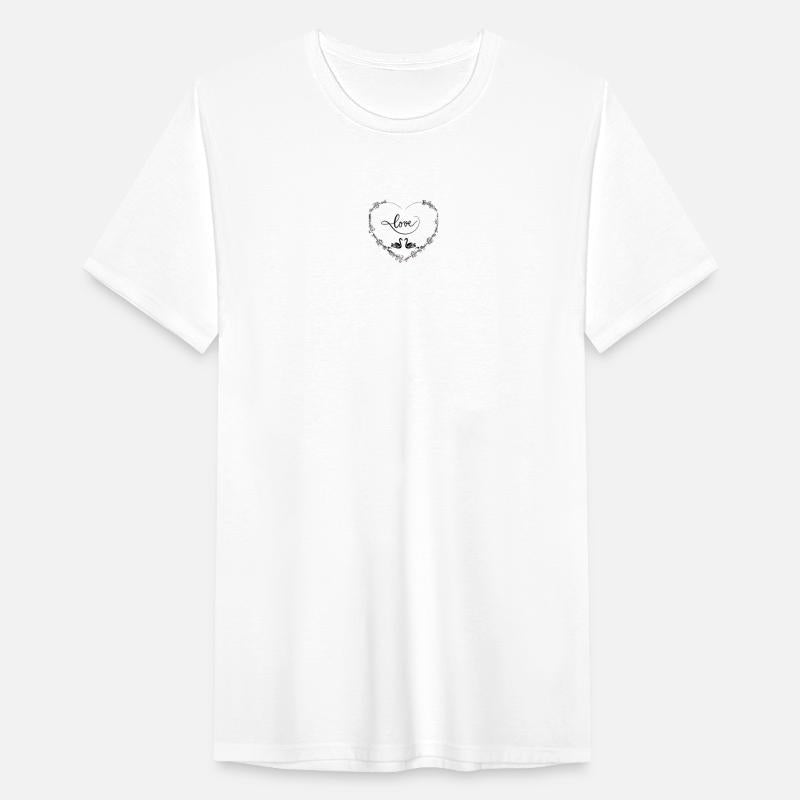 Love Swan Heart Illustration Design