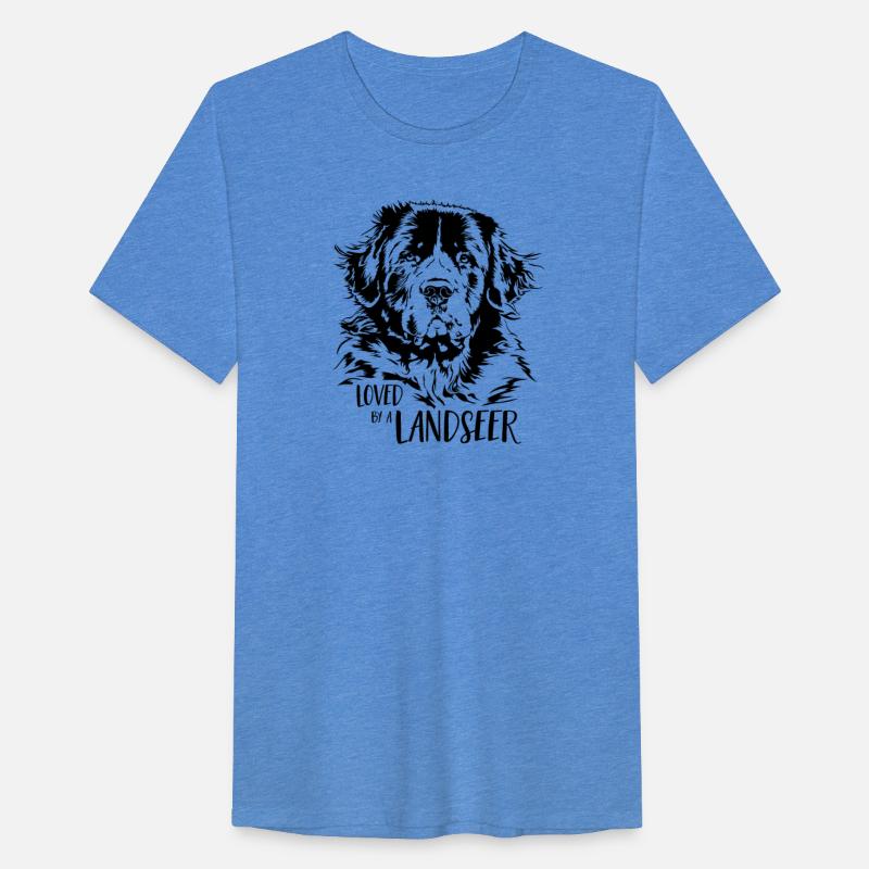 Loved by a Landseer dog mom dog saying