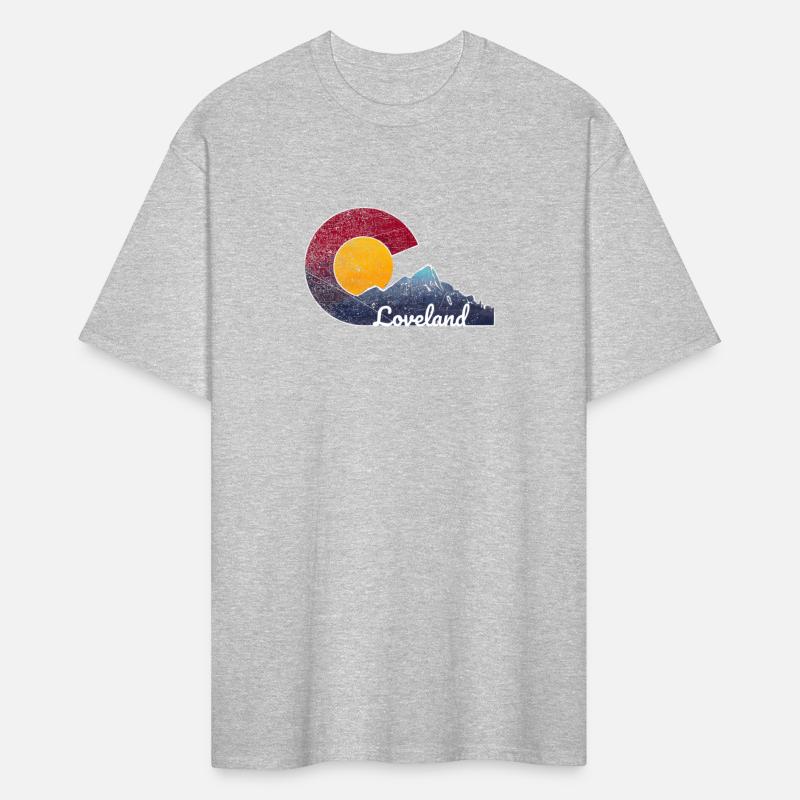 Loveland Colorado With Flag Themed Scenery
