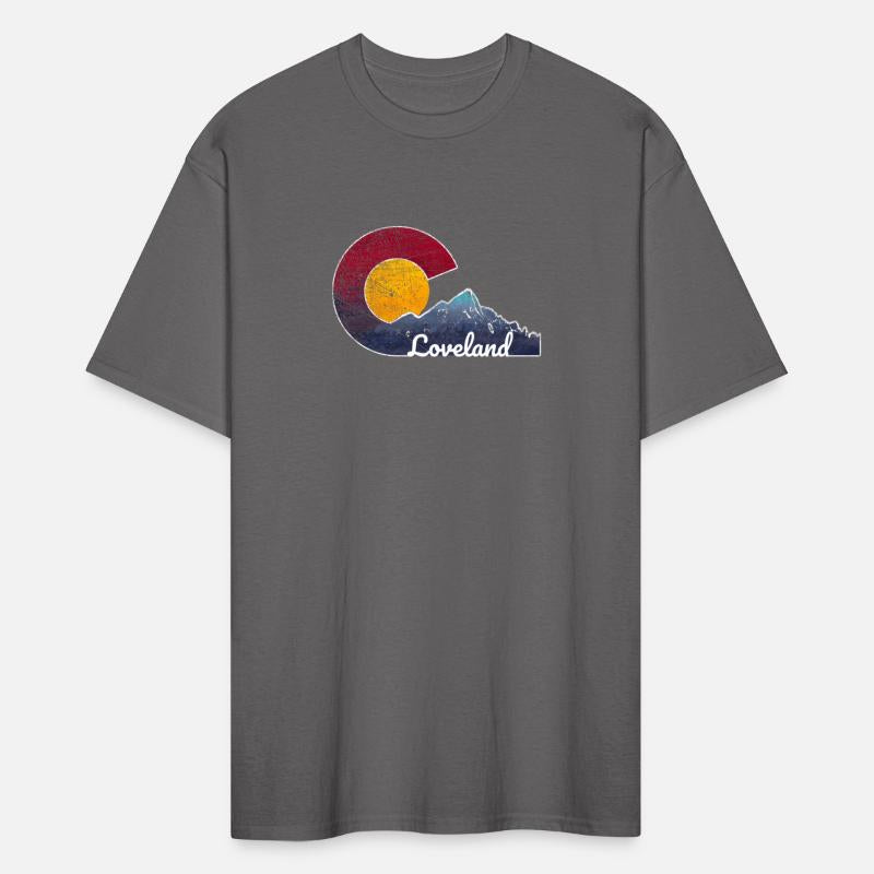 Loveland Colorado With Flag Themed Scenery