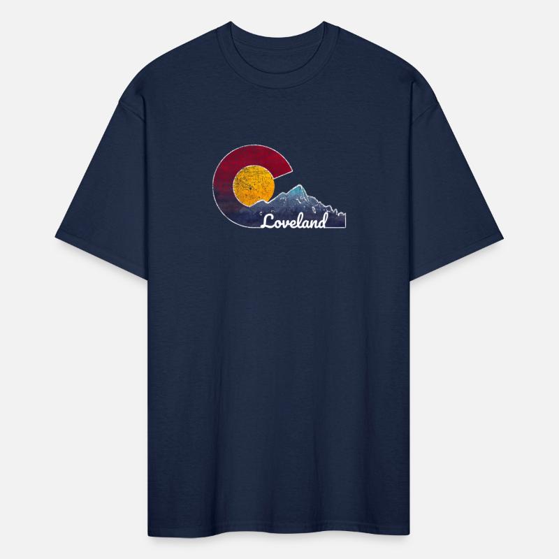 Loveland Colorado With Flag Themed Scenery