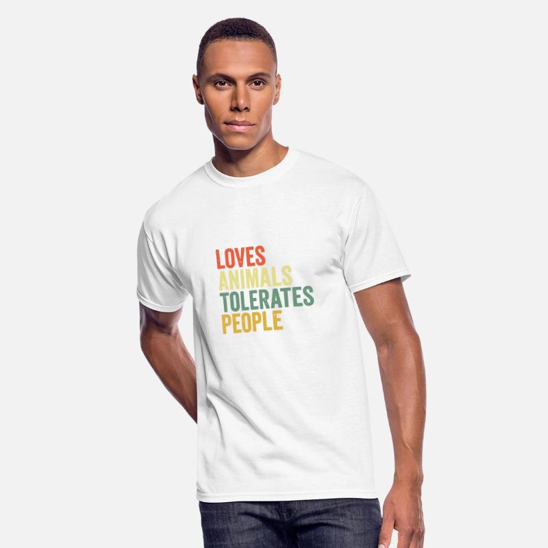 Loves Animals Tolerates People Funny Animal Lover