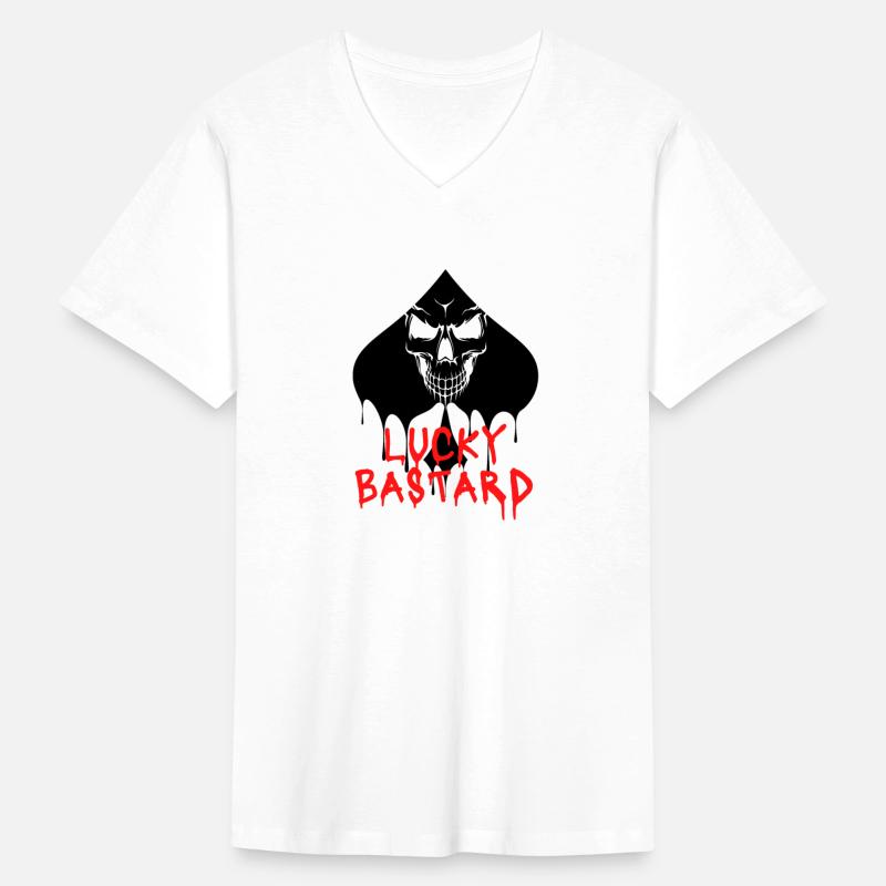 Lucky Bastard Casino Poker Skull