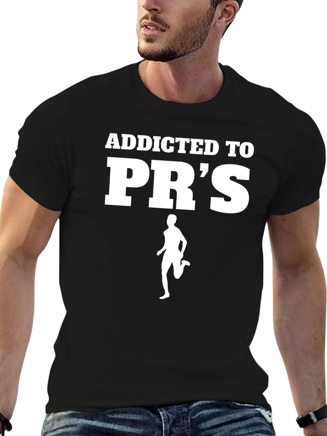 Addicted to PRs Running Graphic T-Shirt