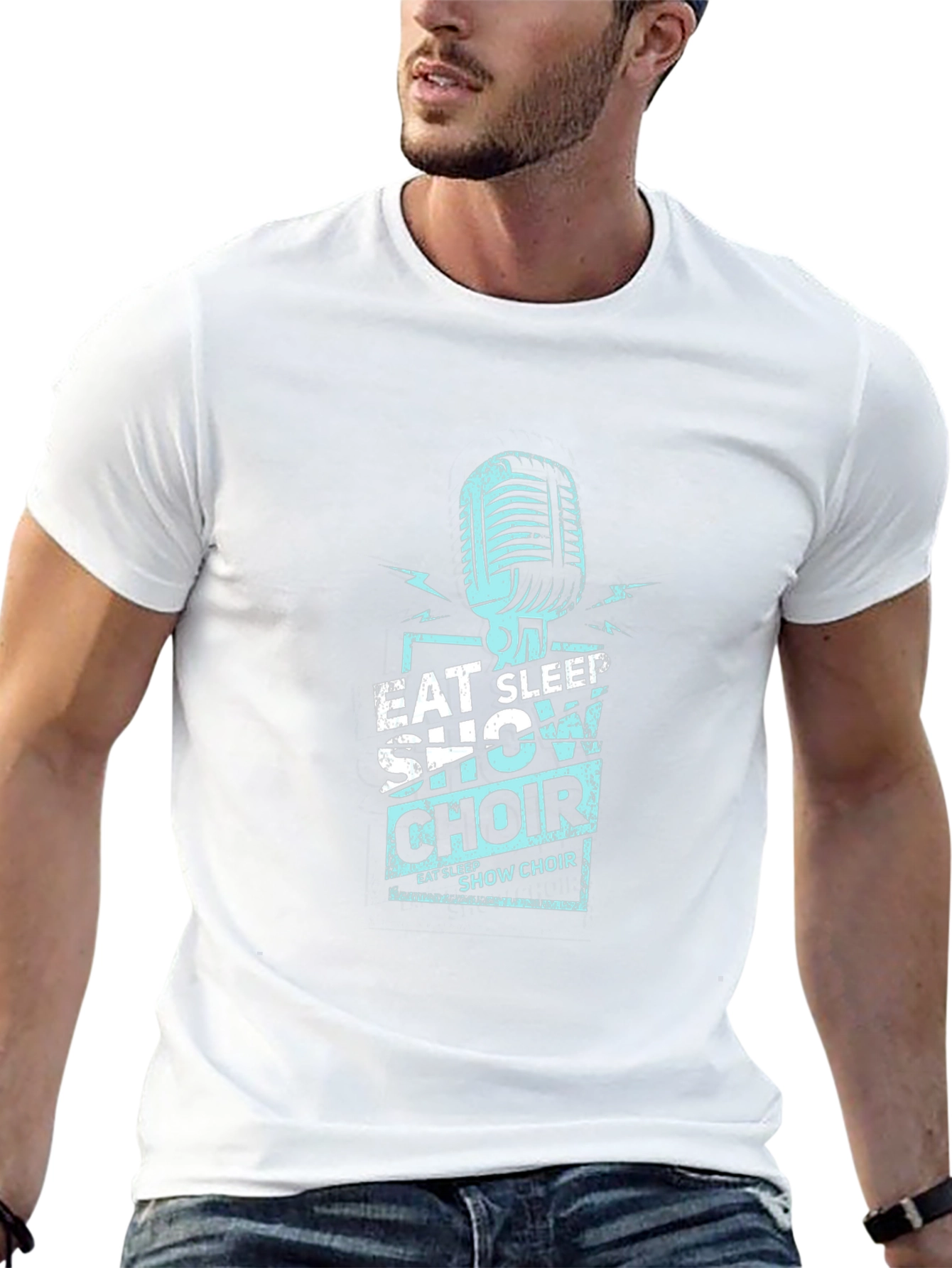 Eat Sleep Show Choir Black T-Shirt