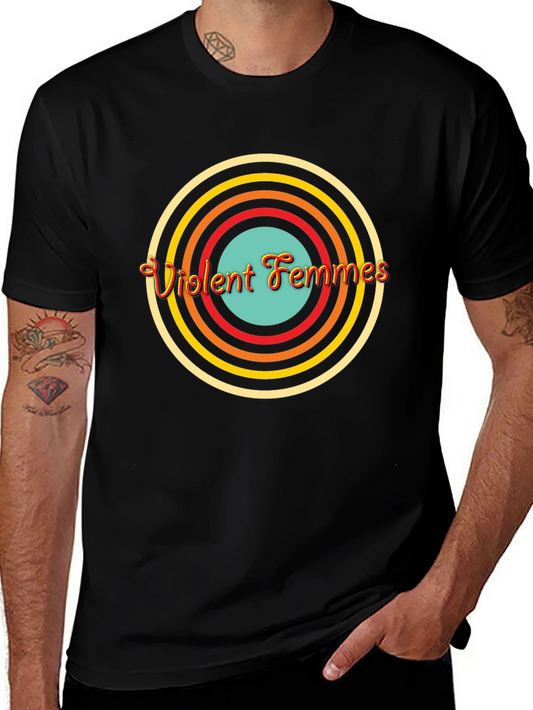 Violent Femmes Retro Circle Graphic Tee