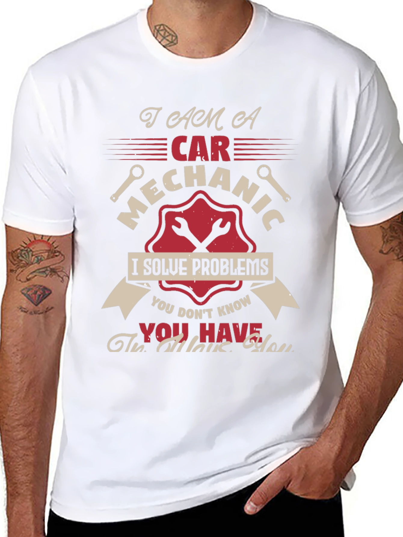 Car Mechanic T-Shirt - Problem Solver